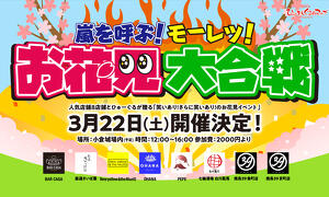 嵐を呼ぶ！モーレツ！お花見大合戦のビジュアル
